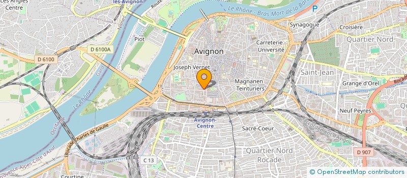 localisation de l'entreprise LES CEDRES à AVIGNON