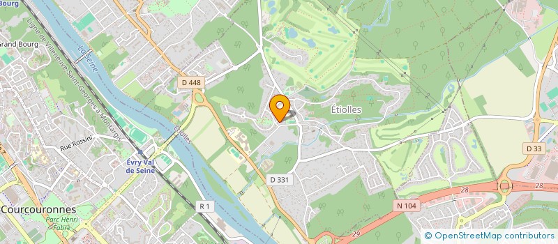 localisation de l'entreprise LES CEDRES  ETIOLLES