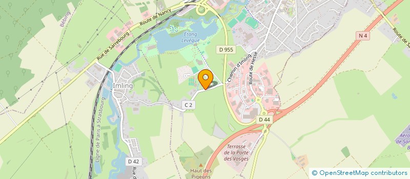 localisation de l'entreprise LES CEDRES  SARREBOURG