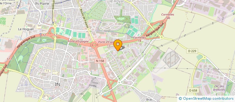 localisation de l'entreprise LES CEDRES  IFS