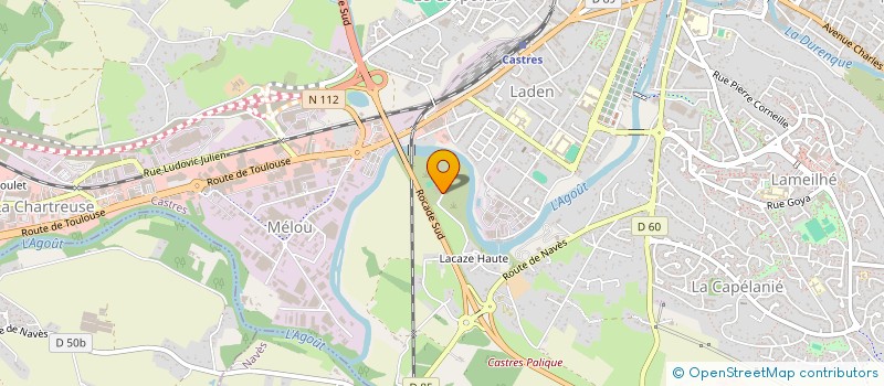 localisation de l'entreprise LES CEDRES  CASTRES