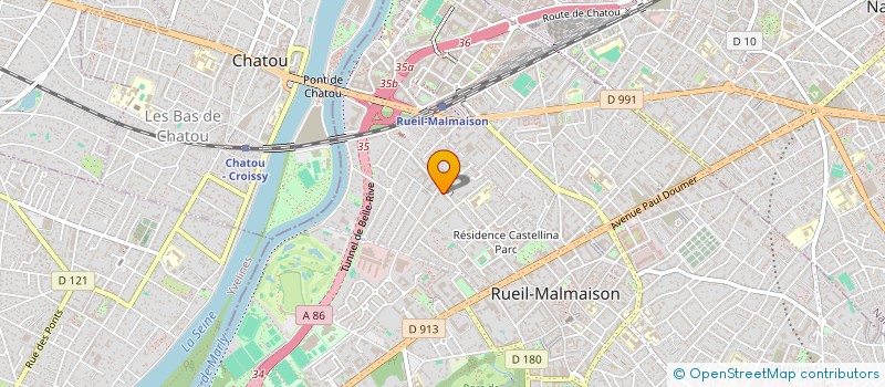 localisation de l'entreprise LES CEDRES DE JEAN à RUEIL-MALMAISON