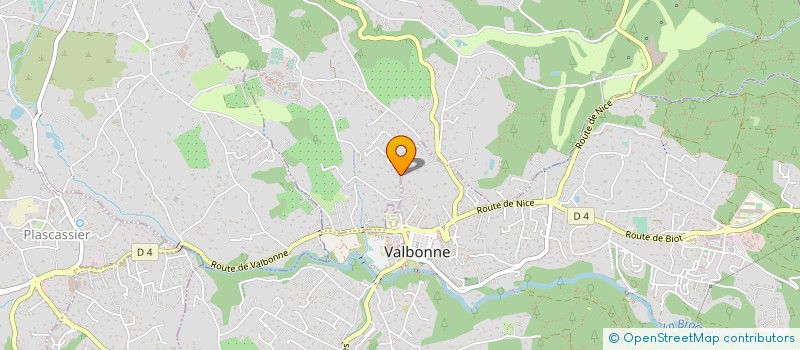 localisation de l'entreprise LES CEDRES DES CASTELLINS à VALBONNE