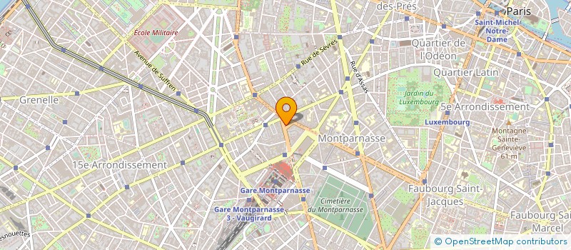 localisation de l'entreprise LES CEDRES DU LIBAN à PARIS