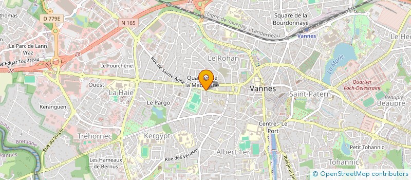 localisation de l'entreprise LES CEDRES DU VALINCO à VANNES
