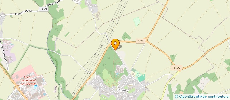 localisation de l'entreprise LES CEDRES DU VEXIN  ENNERY