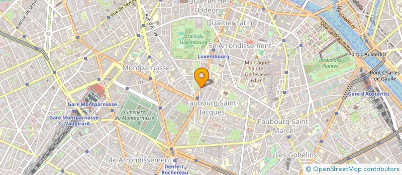 localisation de l'entreprise LES CEDRES INVESTISSEMENTS à PARIS