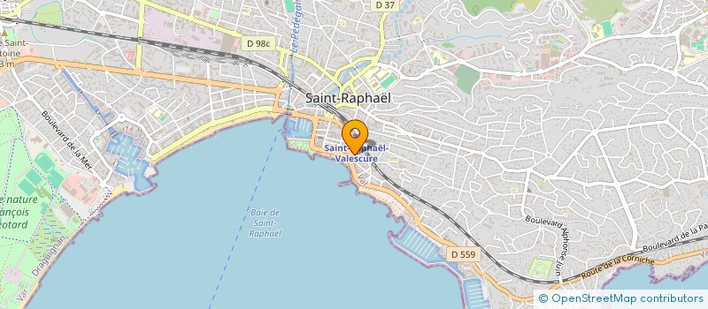 localisation de l'entreprise LES CEDRES SAINT RAPHAEL à SAINT-RAPHAEL