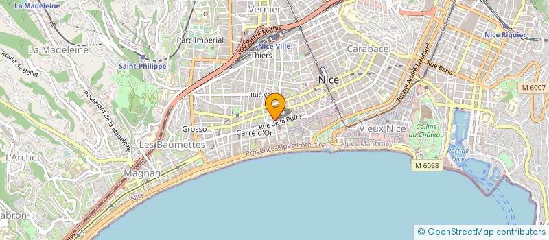 localisation de l'entreprise LES CELLIERS D'ELEANNA à NICE