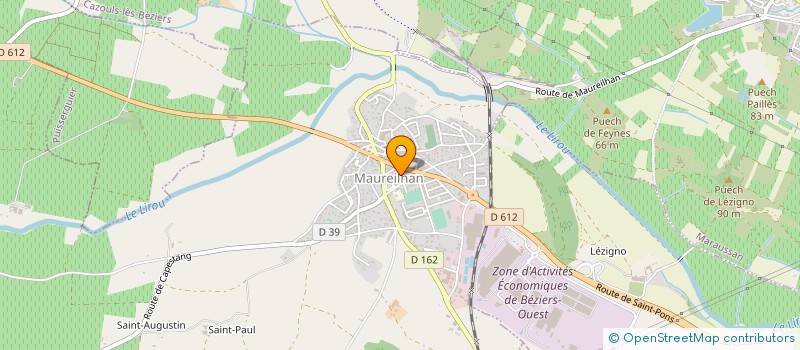 localisation de l'entreprise LES CELLIERS DE CREISSAN à CREISSAN