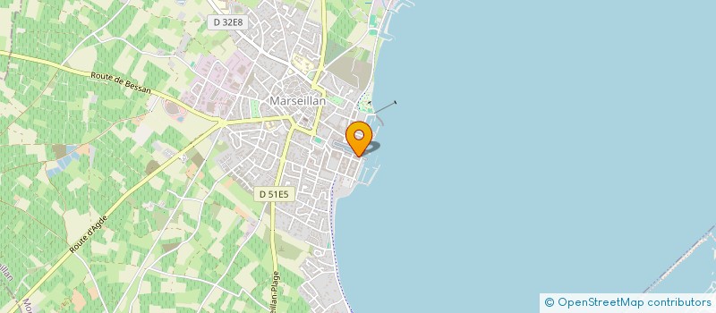 localisation de l'entreprise LES CELLIERS DE L EPHEBE à MARSEILLAN