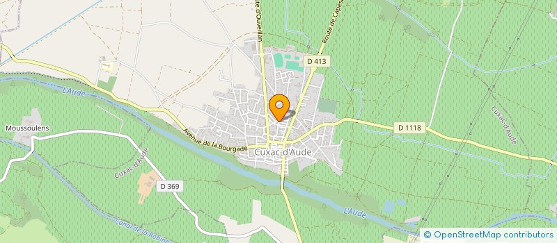 localisation de l'entreprise LES CELLIERS DU SOLEIL à CUXAC-D'AUDE