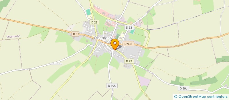 localisation de l'entreprise LES CENOBITES TRANQUILLES  OISEMONT