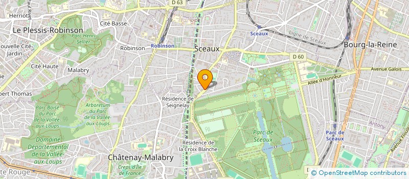 localisation de l'entreprise LES CENOBYTES à SCEAUX