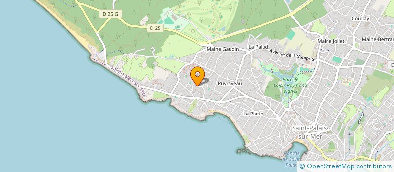 localisation de l'entreprise LES CENOTRANS  SAINT-PALAIS-SUR-MER