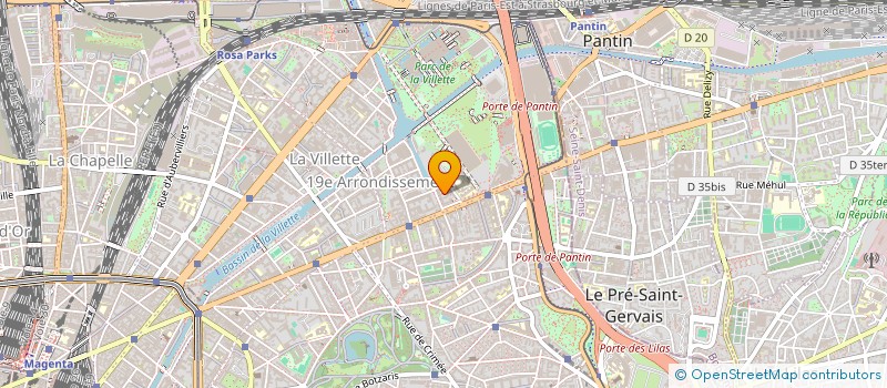 localisation de l'entreprise LES CENT PLUMES  PARIS