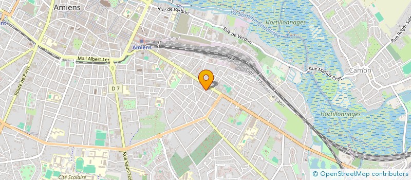 localisation de l'entreprise LES CENTAUREES à AMIENS