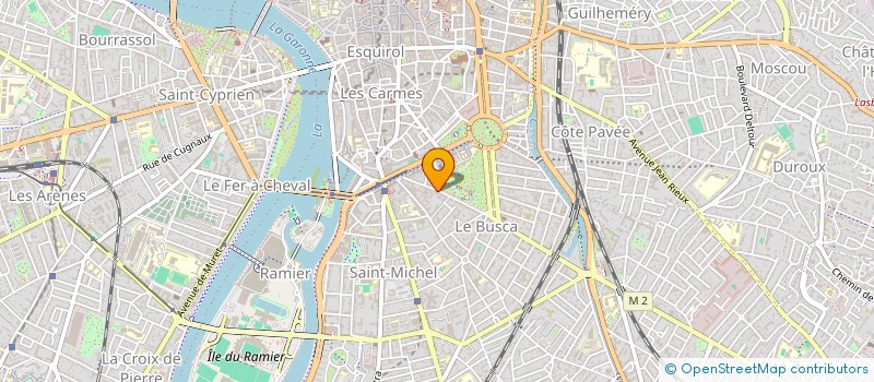 localisation de l'entreprise LES CENTAUREES à TOULOUSE