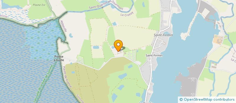 localisation de l'entreprise LES CENTAURES DE LA BAIE DE SOMME à LE CROTOY