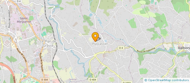 localisation de l'entreprise LES CENTIFOLIAS  GRASSE