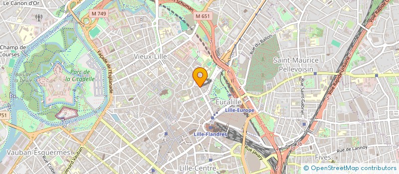 localisation de l'entreprise LES CENTRES DE SANTE DENTAIRE MEDIDENTAL à LILLE