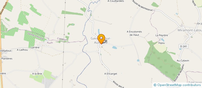 localisation de l'entreprise LES CENTS PRETS  GAVARRET-SUR-AULOUSTE