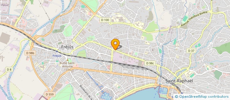 localisation de l'entreprise LES CENTURIONS à FREJUS