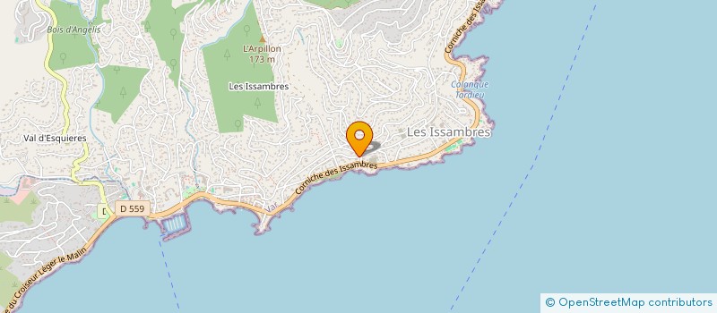 localisation de l'entreprise LES CENTURIONS  ROQUEBRUNE-SUR-ARGENS