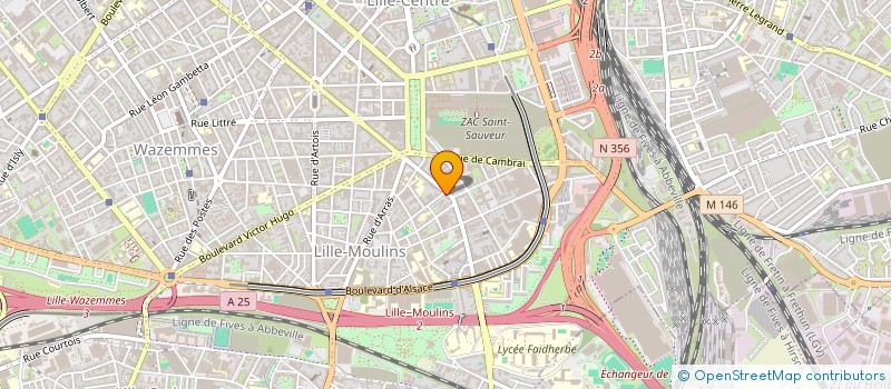 localisation de l'entreprise LES CEPAGES à LILLE