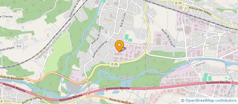 localisation de l'entreprise LES CEPAGES DE FRANCE à MARIGNIER