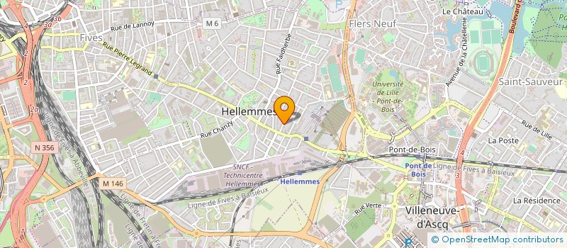 localisation de l'entreprise LES CEPS D'OR à LILLE