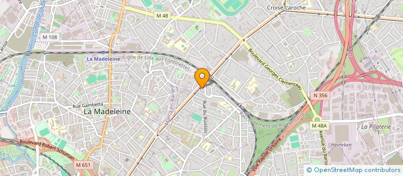 localisation de l'entreprise LES CERCLES à MARCQ-EN-BARŒUL