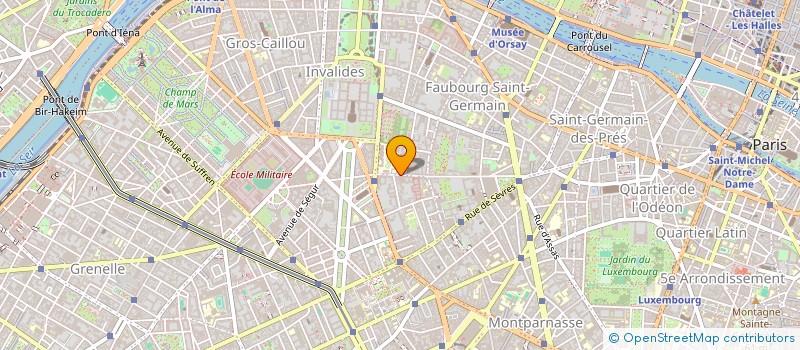 localisation de l'entreprise LES CERCLES DU THEATRE  PARIS