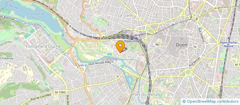 localisation de l'entreprise LES CEREMONIES DE FRED à DIJON