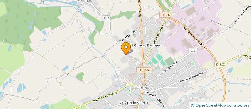 localisation de l'entreprise LES CERFS-VOLANTS à LE CONTROIS-EN-SOLOGNE