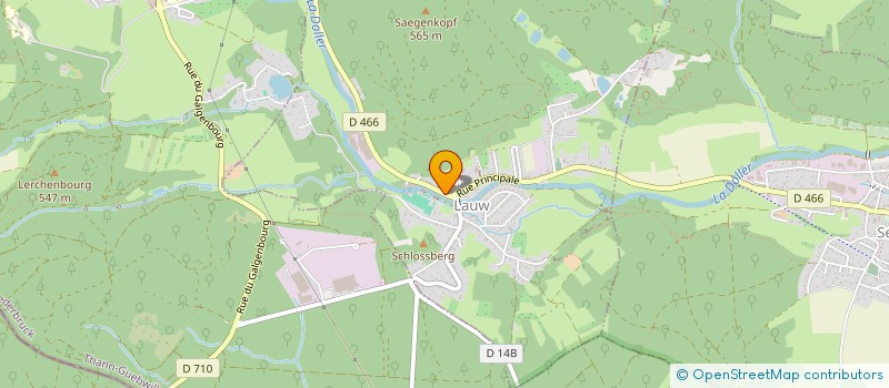 localisation de l'entreprise LES CERISES  SICKERT