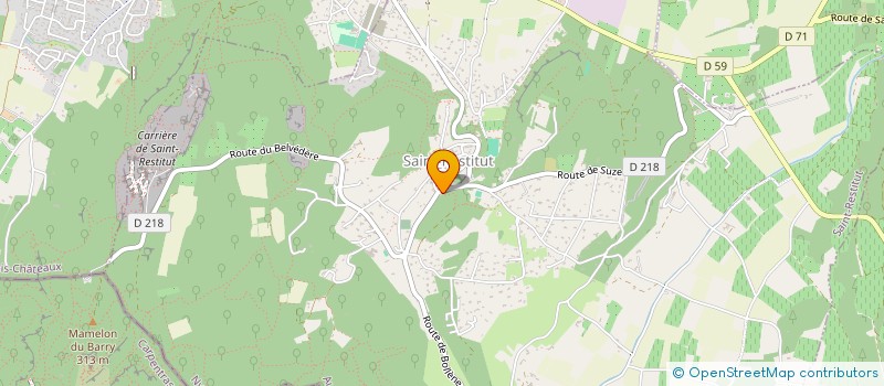 localisation de l'entreprise LES CERISIERS  SAINT-PAUL-TROIS-CHATEAUX