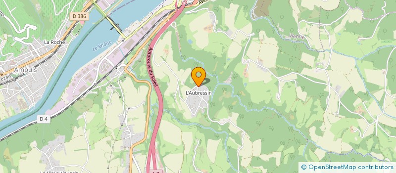 localisation de l'entreprise LES CERISIERS  REVENTIN-VAUGRIS