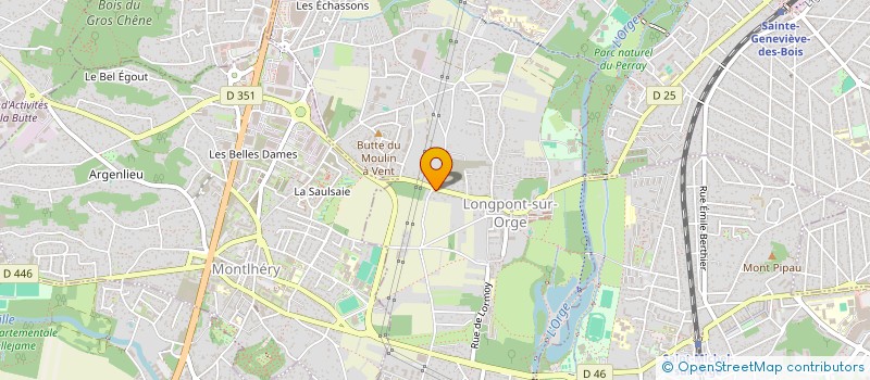 localisation de l'entreprise LES CERISIERS à LONGPONT-SUR-ORGE
