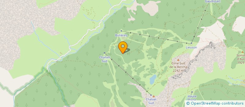 localisation de l'entreprise LES CERISIERS  SAINT-DALMAS-LE-SELVAGE