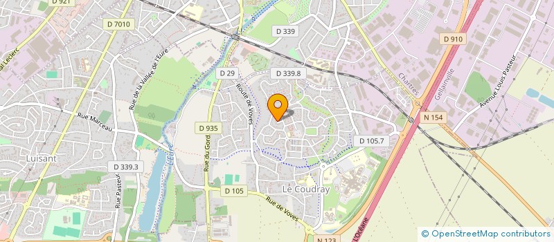 localisation de l'entreprise LES CERISIERS à LE COUDRAY