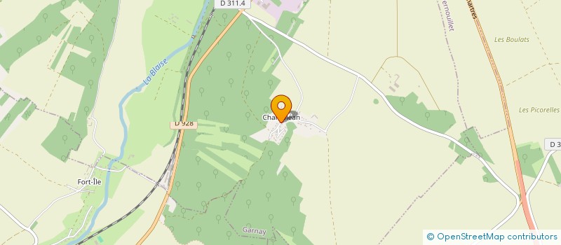 localisation de l'entreprise LES CERISIERS à GARNAY