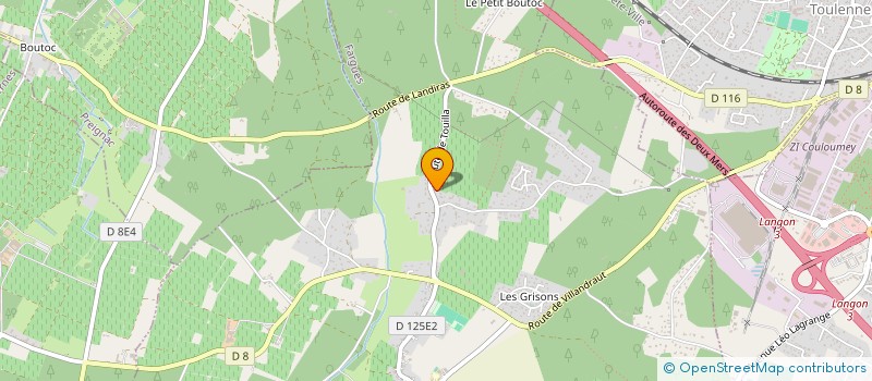 localisation de l'entreprise LES CERISIERS  FARGUES