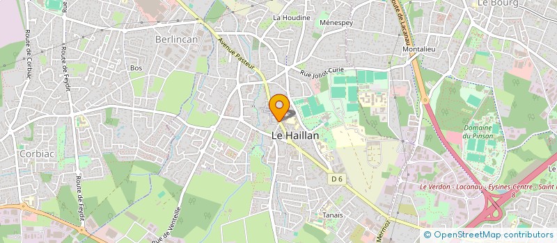 localisation de l'entreprise LES CERISIERS BLANCS  LE HAILLAN