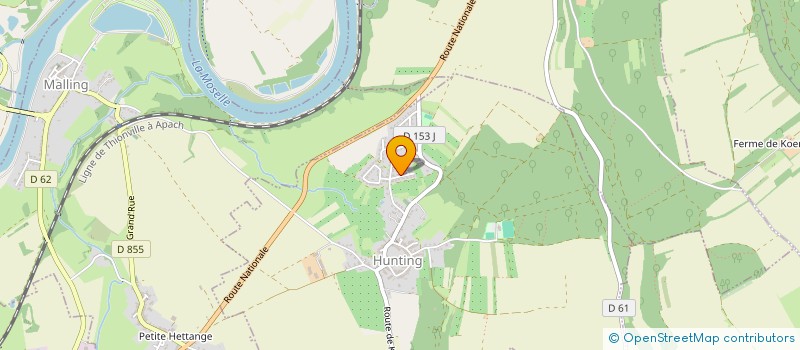 localisation de l'entreprise LES CERISIERS DU JAPON  HUNTING