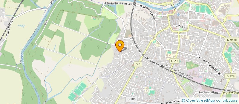 localisation de l'entreprise LES CERVEAUX  DAX