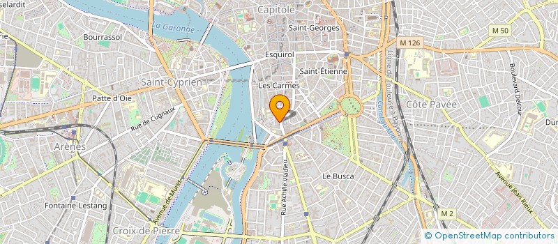 localisation de l'entreprise LES CESARINES à TOULOUSE