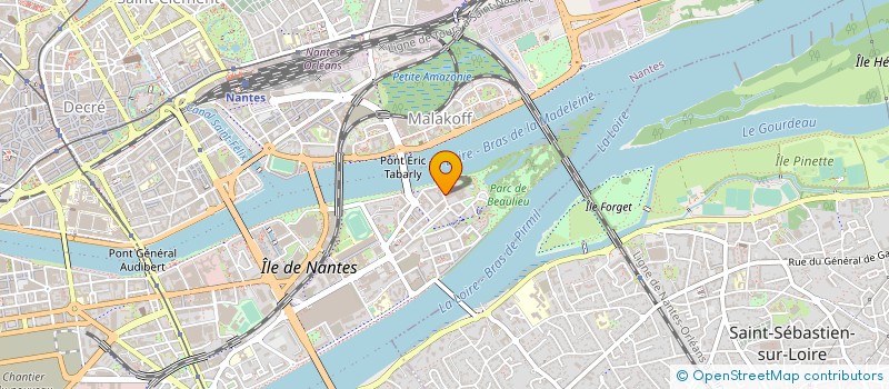 localisation de l'entreprise LES CESER DE L'ATLANTIQUE à NANTES
