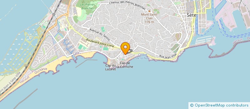 localisation de l'entreprise LES CEVENNES  SETE