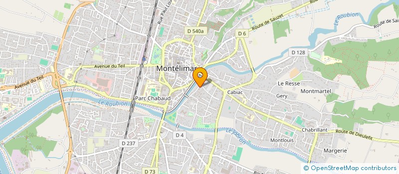 localisation de l'entreprise LES CEVENNES  MONTELIMAR